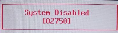 dell system disable password